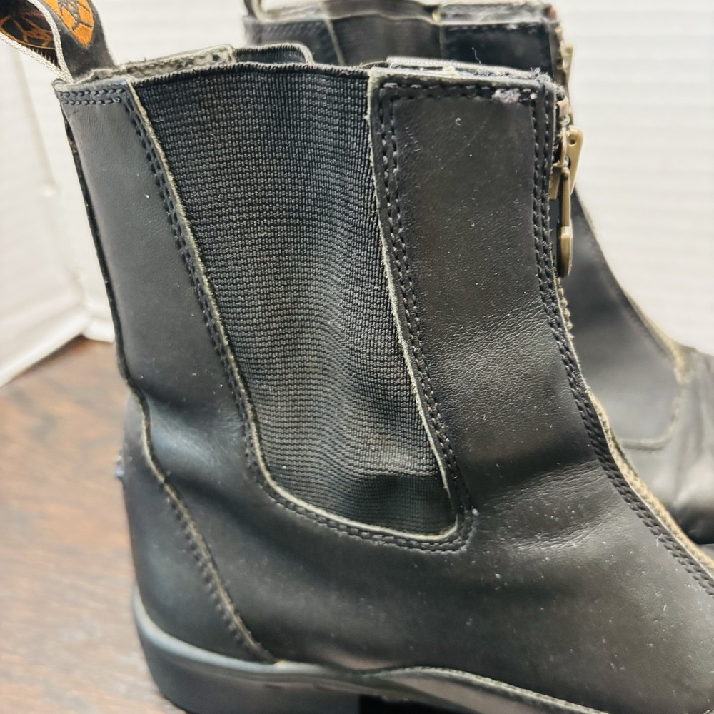 Ariat Heritage IV Zip Paddock Boot Women US 7.5B Equestrian Riding Leather Flaws - Picture 3 of 11